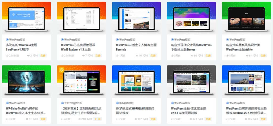 WordPress zibll子比主题缩略图美化插件 - 狐狸资源网